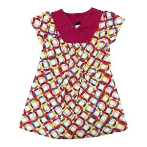 [3/$15] 🆕 Tea Collection Multicolor Geometric Kids Dress